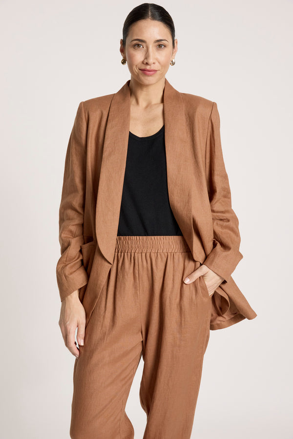Eb & Ive - Bajau Blazer - Clay