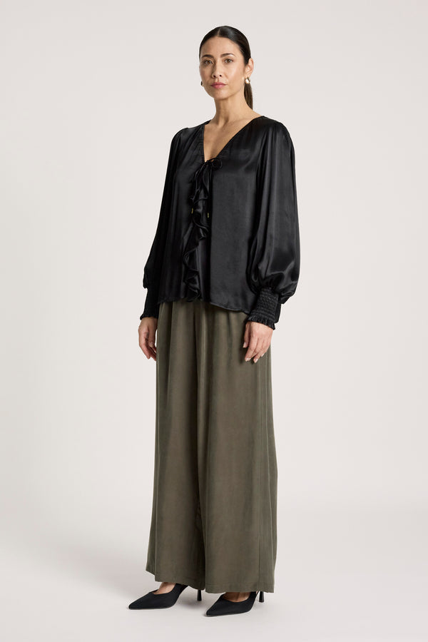 Eb & Ive - San Frill Top - Black