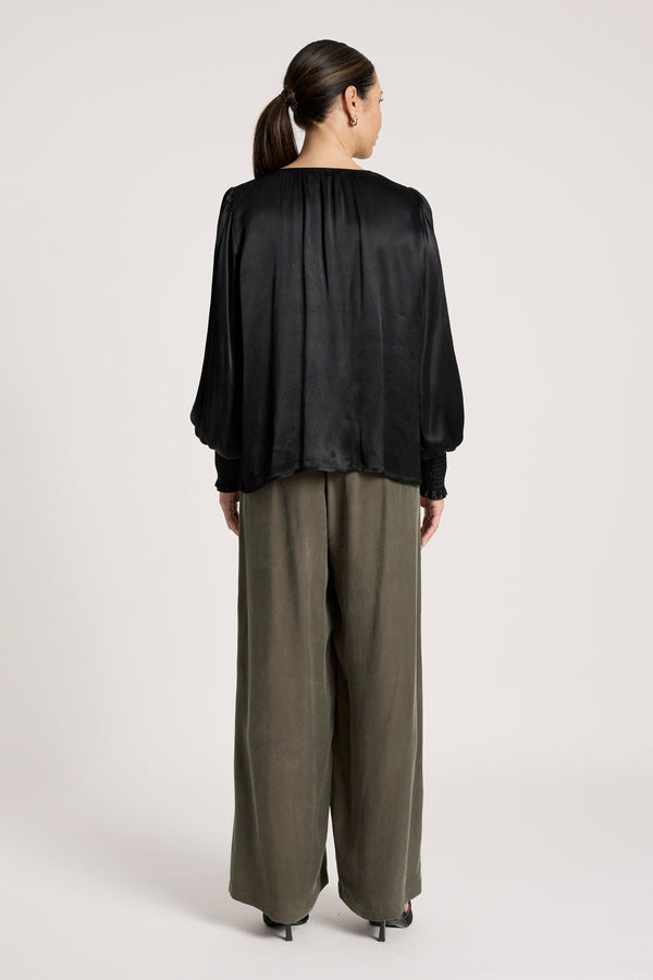 Eb & Ive - San Frill Top - Black