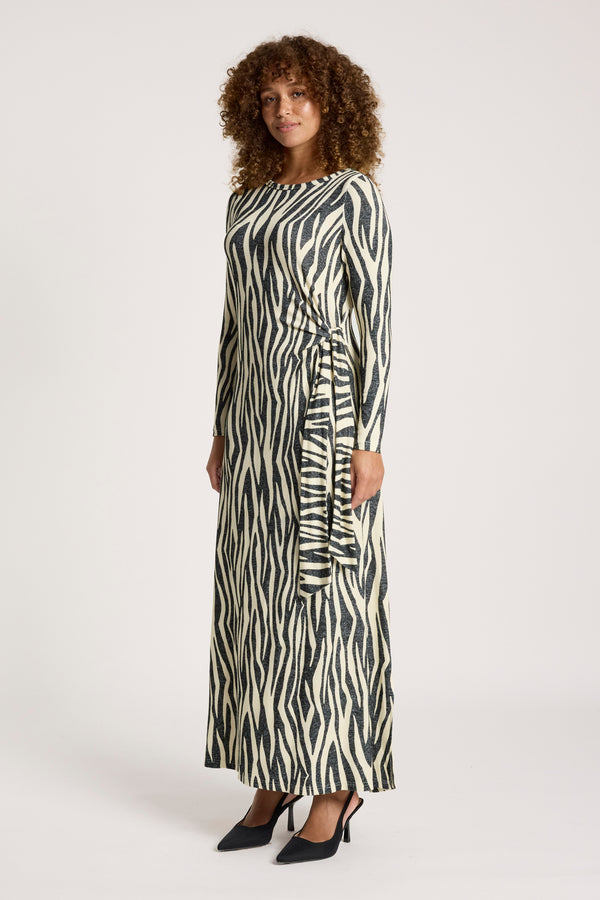 Eb & Ive -  Aria Maxi Tie Dress - Savanna