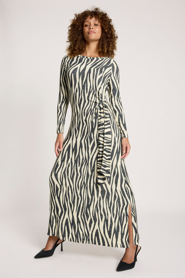 Eb & Ive -  Aria Maxi Tie Dress - Savanna