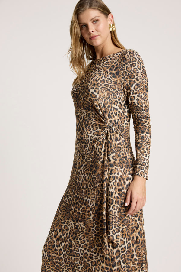 Eb & Ive - Aria Maxi Tie Dress - Nomad