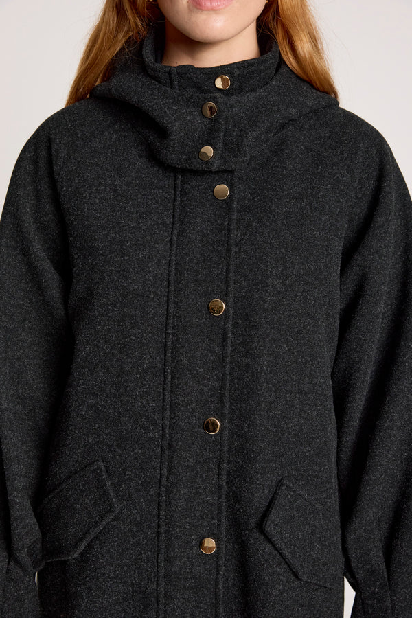 Eb & Ive - Sable Hood Jacket - Char