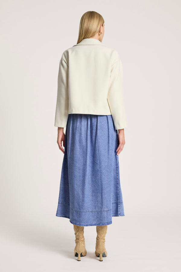 Eb & Ive - Wanderer Crop Jacket - Ecru