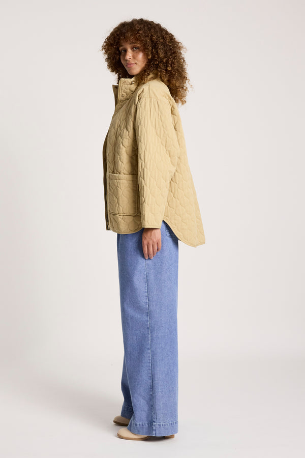 Eb & Ive - Sansi Quilted Jacket - Dune