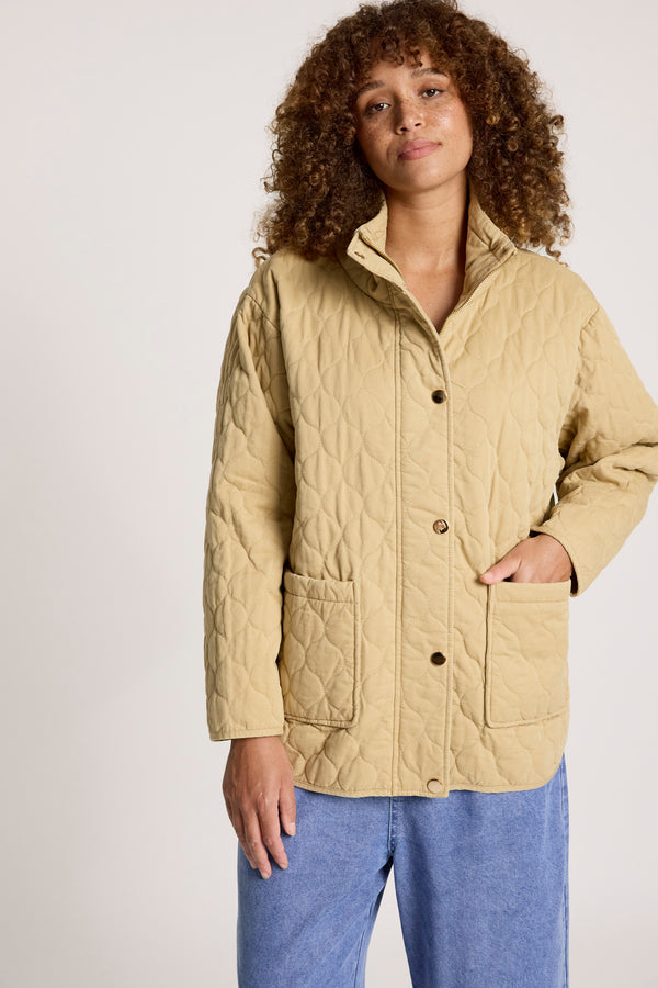 Eb & Ive - Sansi Quilted Jacket - Dune