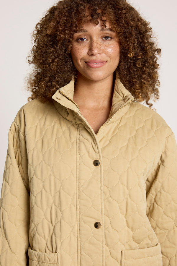 Eb & Ive - Sansi Quilted Jacket - Dune