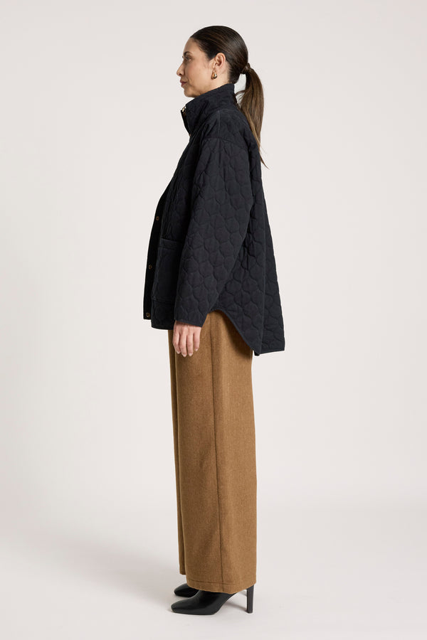 Eb & Ive - Sansi Quilted Jacket - Black