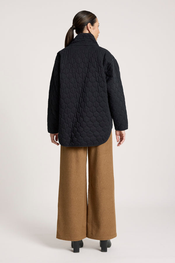 Eb & Ive - Sansi Quilted Jacket - Black