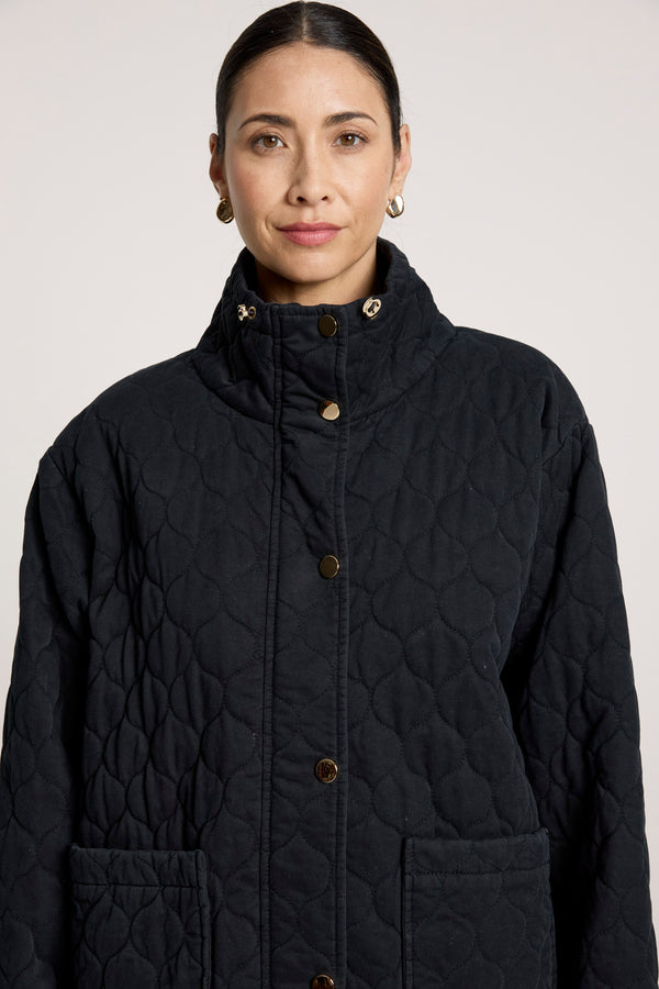 Eb & Ive - Sansi Quilted Jacket - Black