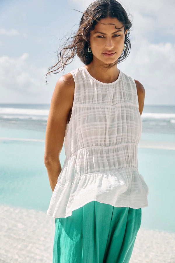 Eb & Ive -  Sovana Tank - White