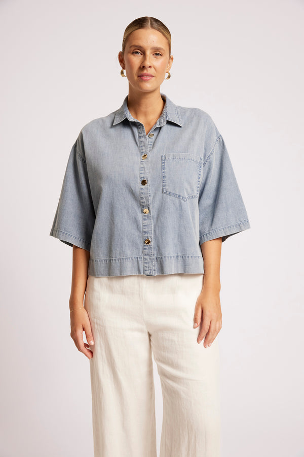 Eb & Ive -  Roam Shirt  - Denim