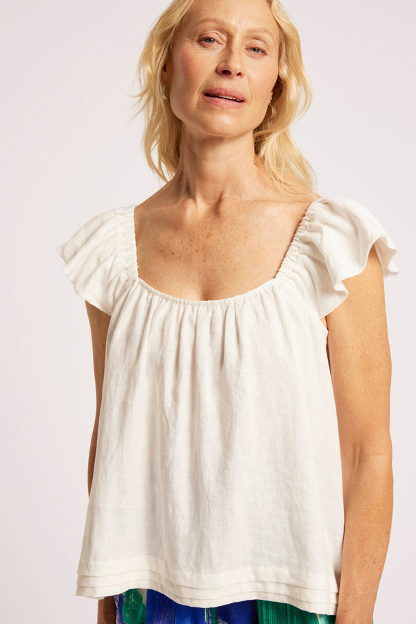 Eb & Ive -  Cove Top  - White