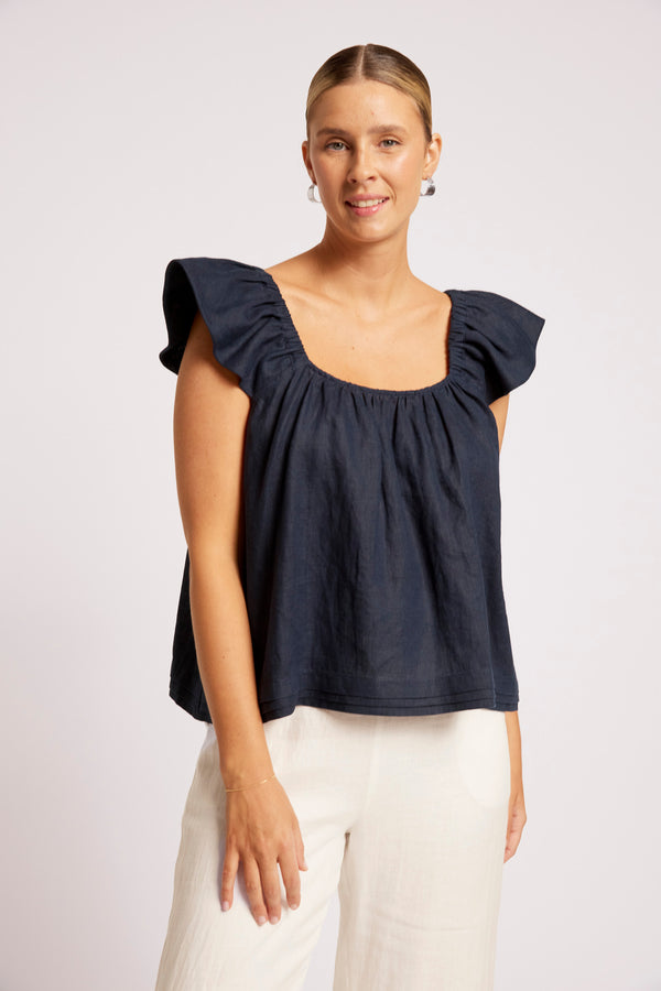 Eb & Ive - Cove Top - Indigo