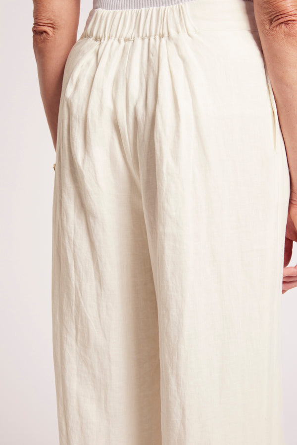 Eb & Ive - Cove Palazzo Pant - White