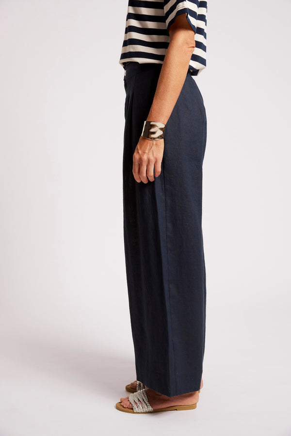 Eb & Ive - Cove Palazzo Pant - Indigo