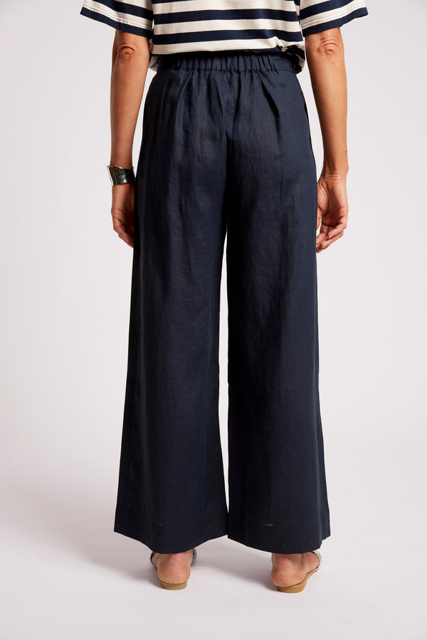 Eb & Ive - Cove Palazzo Pant - Indigo
