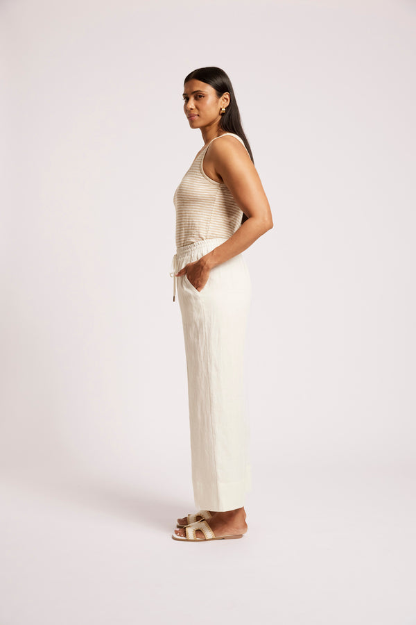 Eb & Ive -  Cove Relaxed Pant  - White