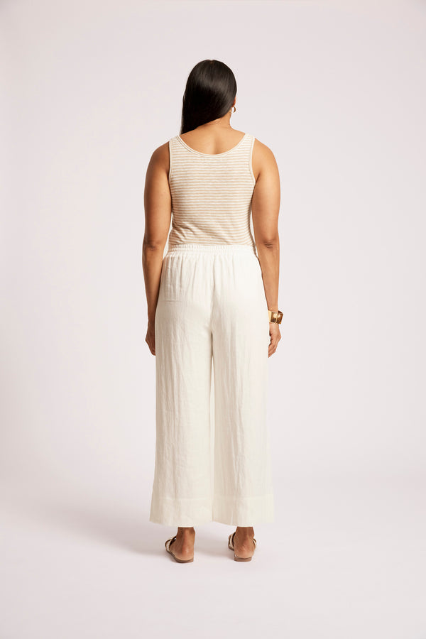 Eb & Ive -  Cove Relaxed Pant  - White