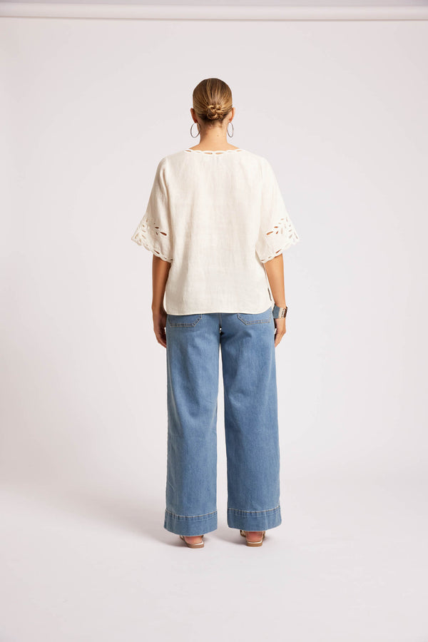 Eb & Ive -  Maris Top  - White