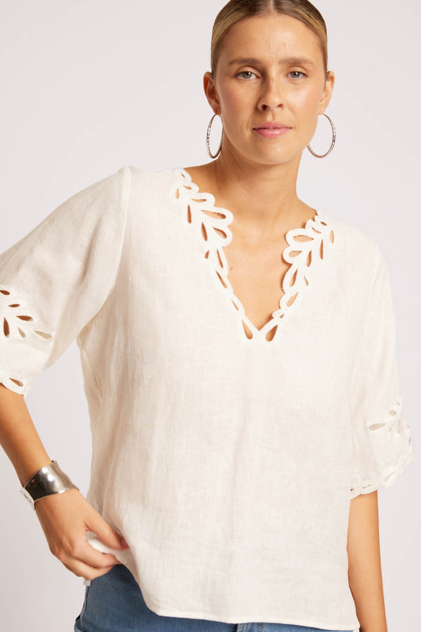Eb & Ive -  Maris Top  - White