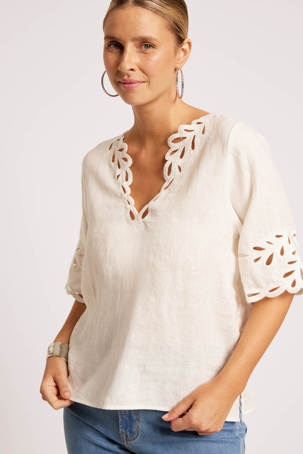 Eb & Ive -  Maris Top  - White