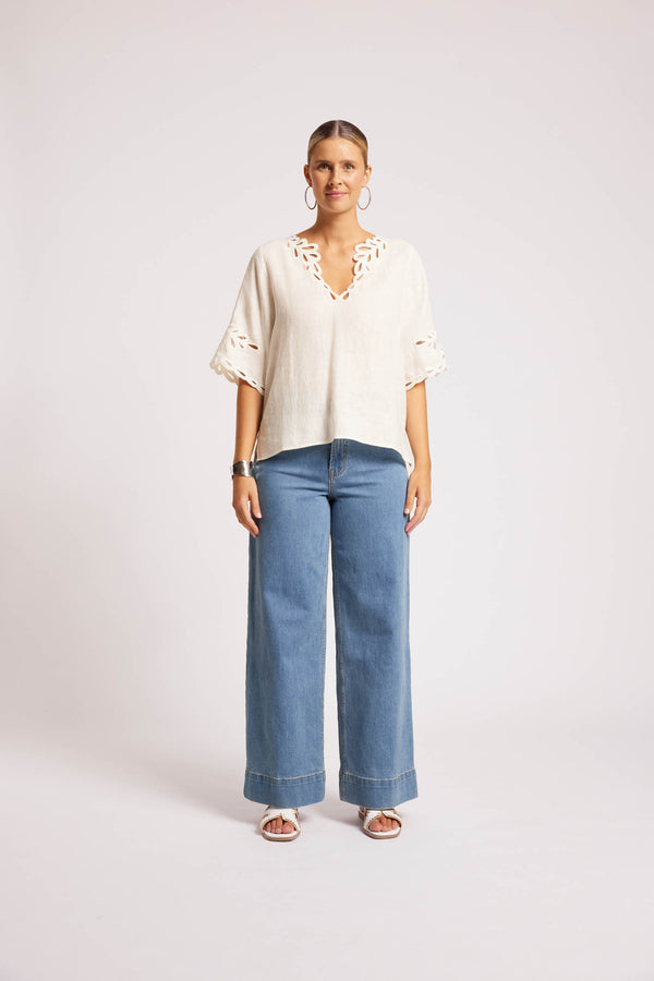 Eb & Ive -  Maris Top  - White