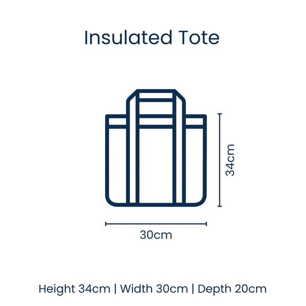 Project Ten - Medium Insulated Tote - Maze