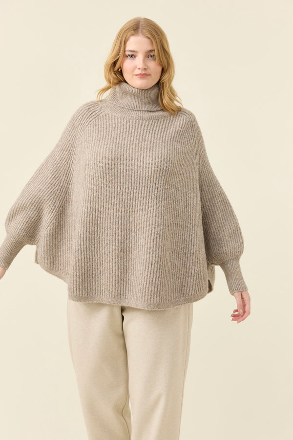 Isle of Mine - Miru Poncho - Stone