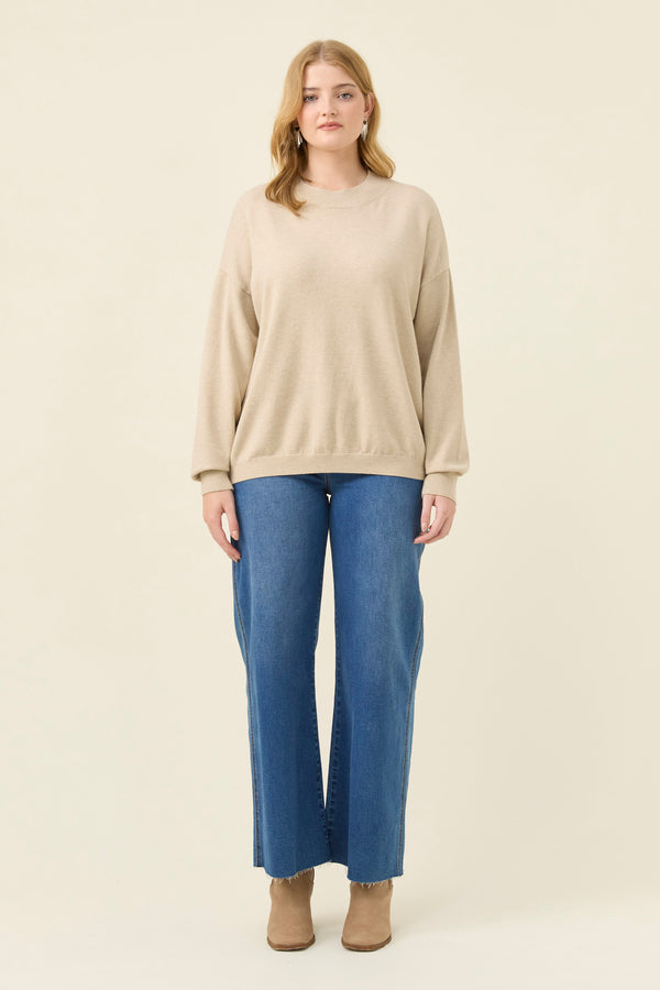 Isle of Mine - Nell Jumper - Stone
