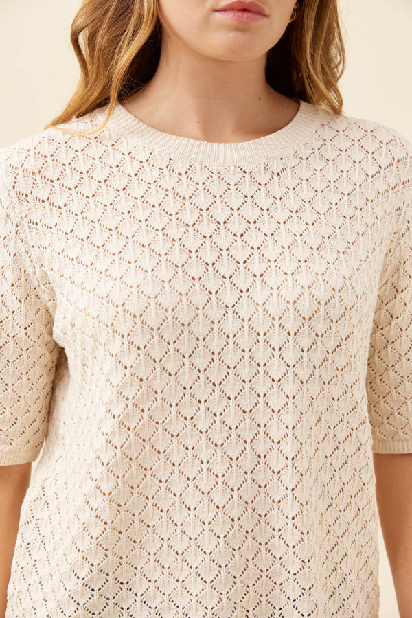 Isle of Mine - Mia Knit Tshirt - Canvas