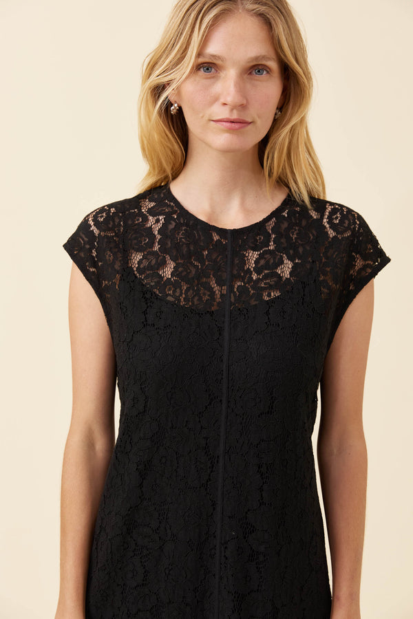 Isle of Mine - Ethel Lace Dress - Black