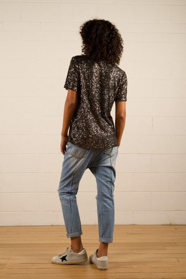 The Others - Lucielle Sequin Tee - Silver