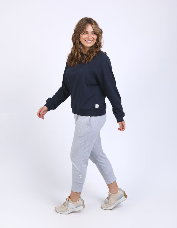 Elm - Kinsley L/S Sweat - Navy