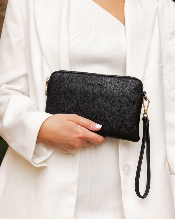 Louenhide - Poppy Clutch - Black