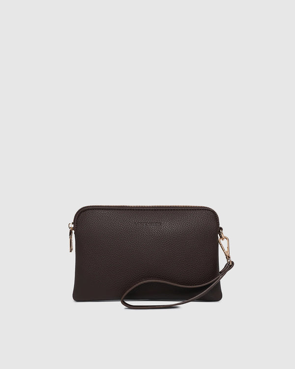 Louenhide - Poppy Clutch - Chocolate