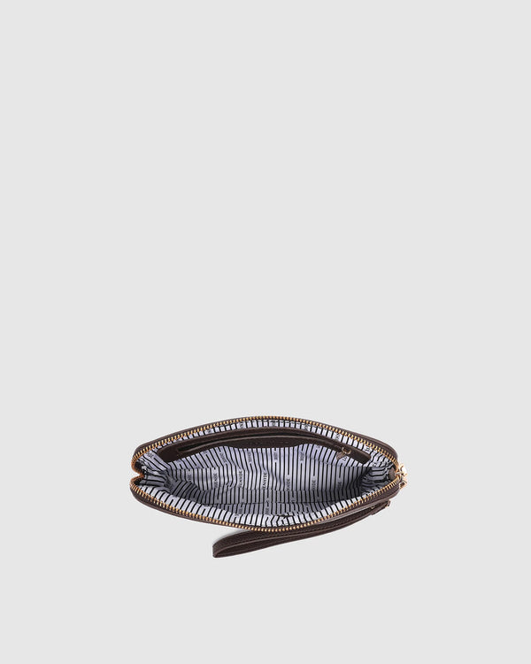 Louenhide - Poppy Clutch - Chocolate