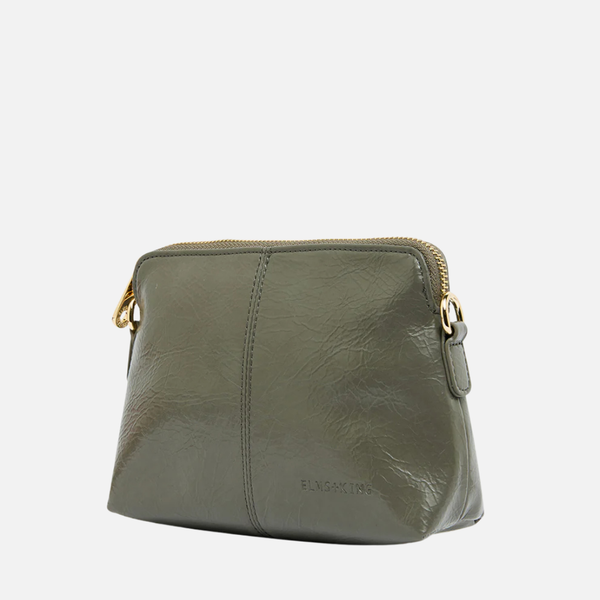 Elms + King - Burbank Crossbody Bag - Khaki Crinkle