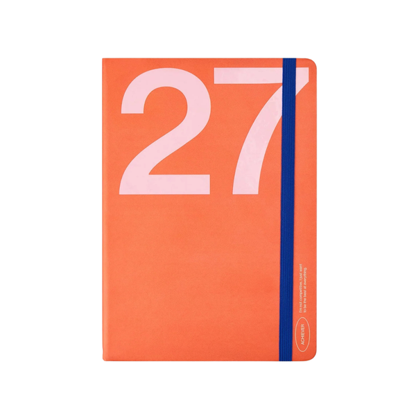Any Day Now 2027 Weekly Achiever Diary – A5 – Red & Pink