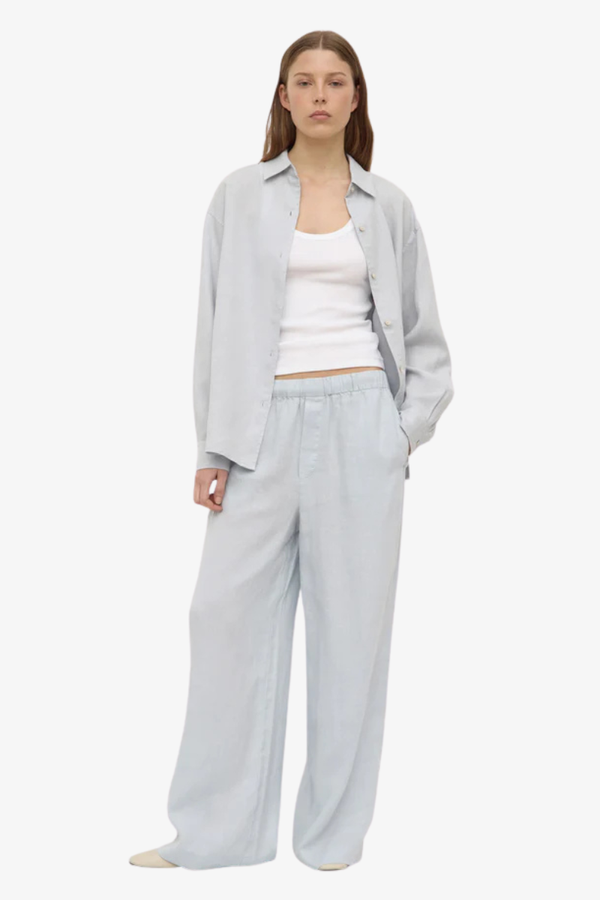 Assembly Label - Everyday Linen LS Shirt - Cloud