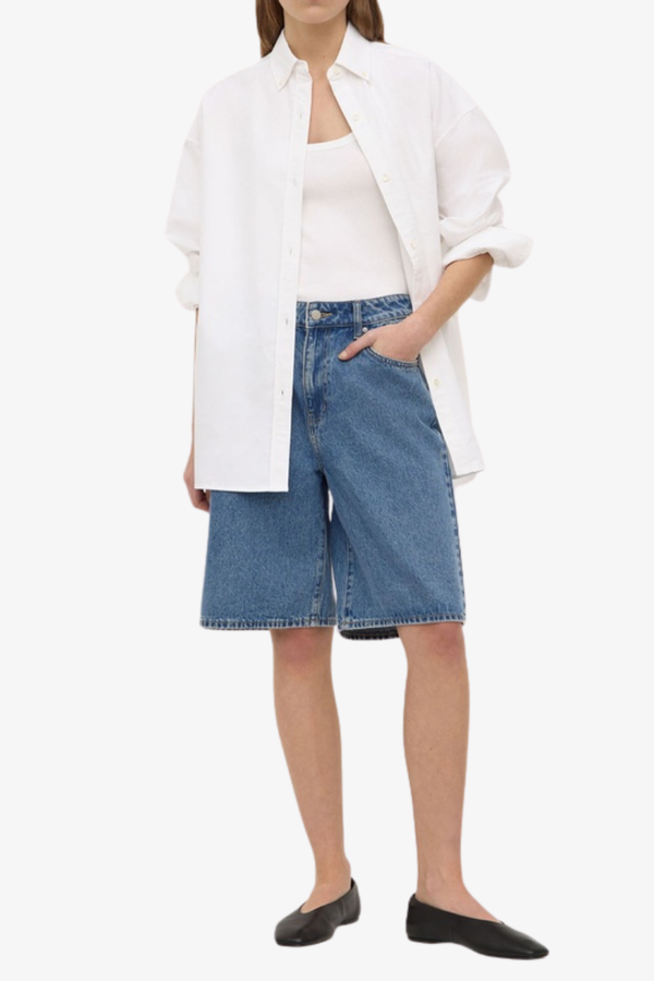 Assembly Label - Ollie Oxford L/S Shirt - White