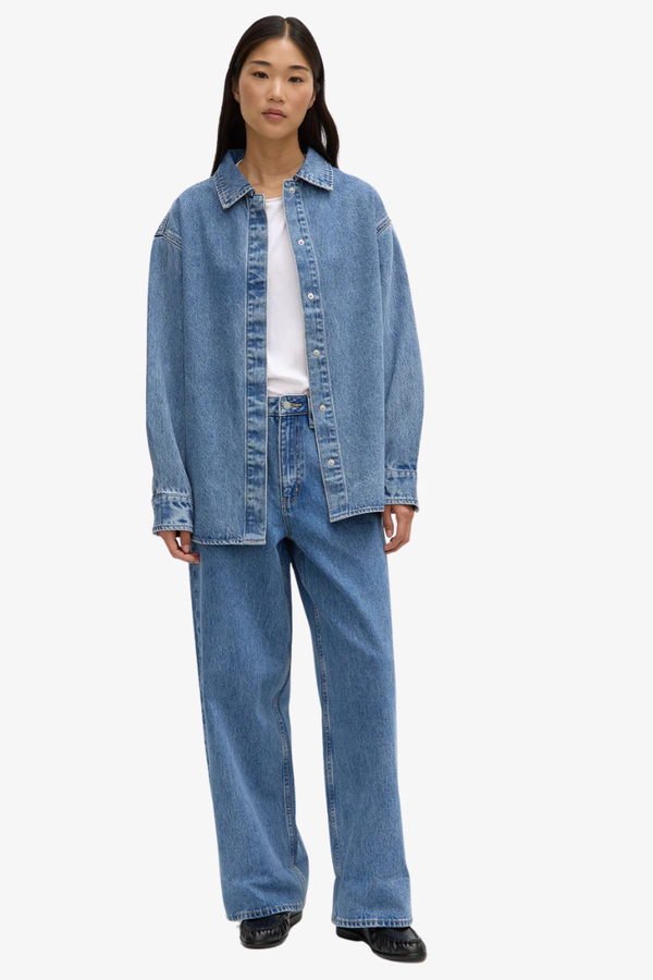 Assembly Label - Rylee Denim Overshirt - Indigo Fade