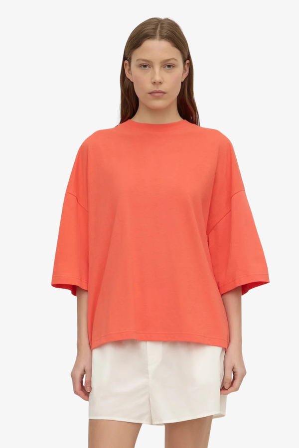 Assembly Label - Max Cotton Oversized Tee - Dahlia