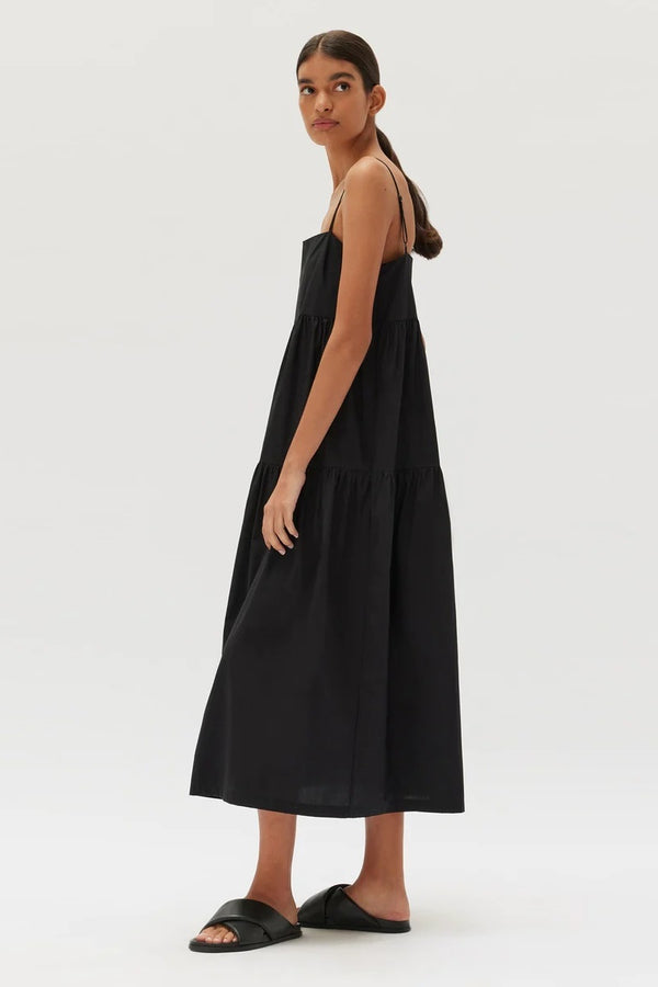 Assembly Label - Sandy Poplin Dress - Black