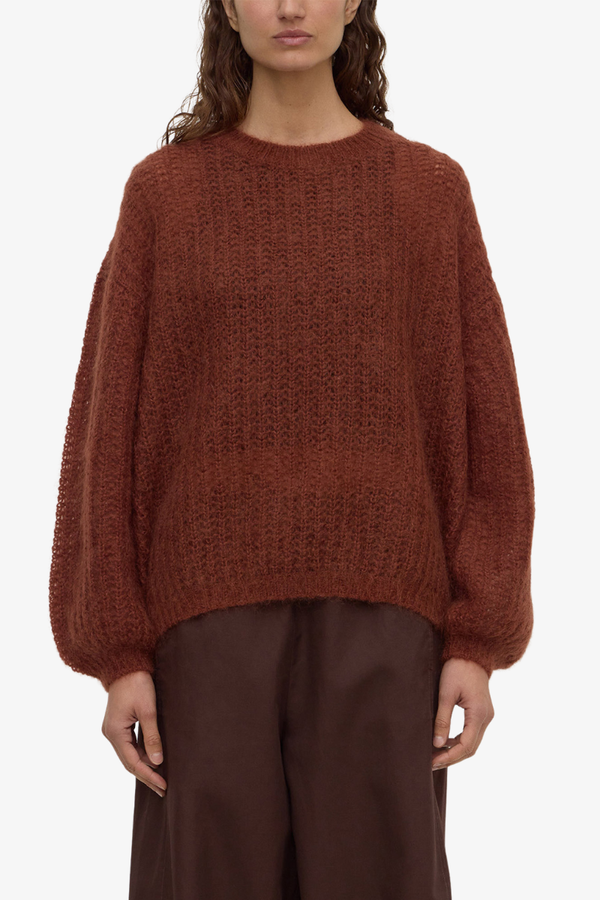 Assembly Label - Tulsa Mohair Knit - Burnt Amber