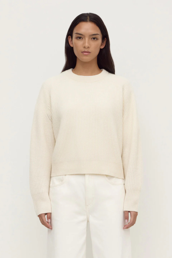 Assembly Label - Amerie Cashmere Knit Jumper - White