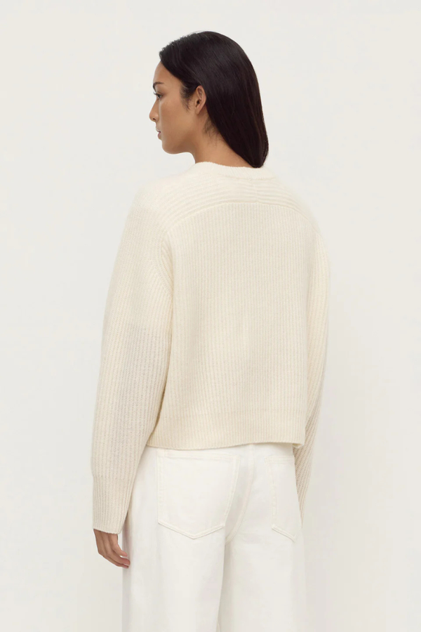 Assembly Label - Amerie Cashmere Knit Jumper - White