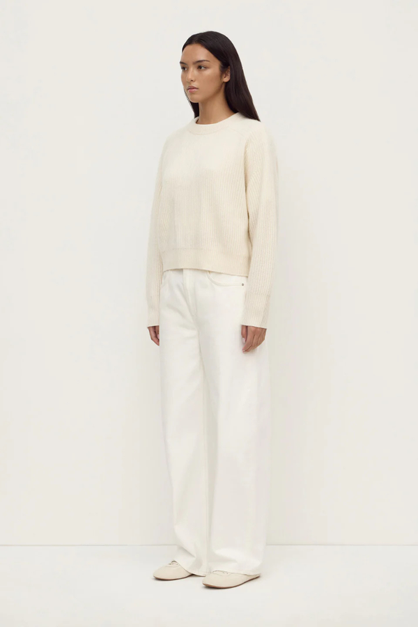 Assembly Label - Amerie Cashmere Knit Jumper - White