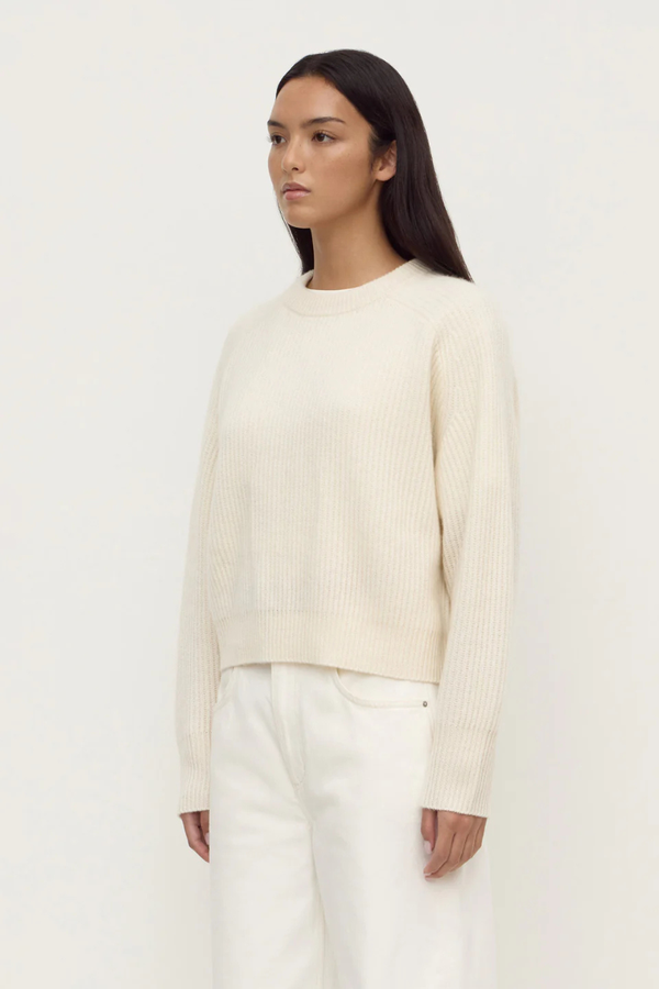 Assembly Label - Amerie Cashmere Knit Jumper - White
