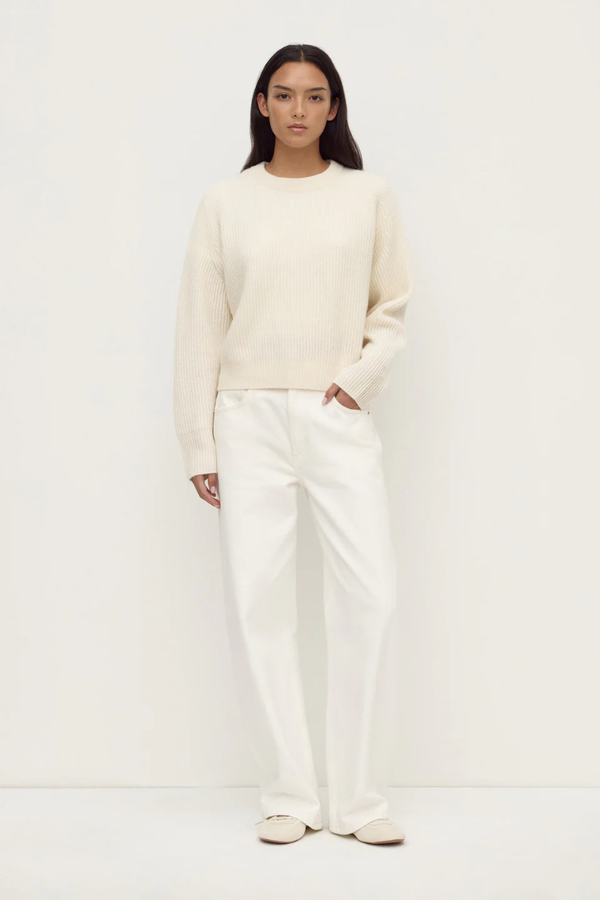 Assembly Label - Amerie Cashmere Knit Jumper - White